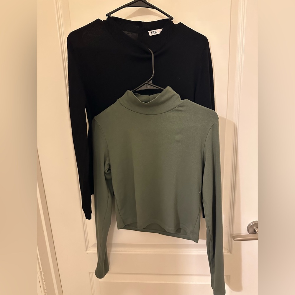 ZARA women’s long sleeve shirt bundle